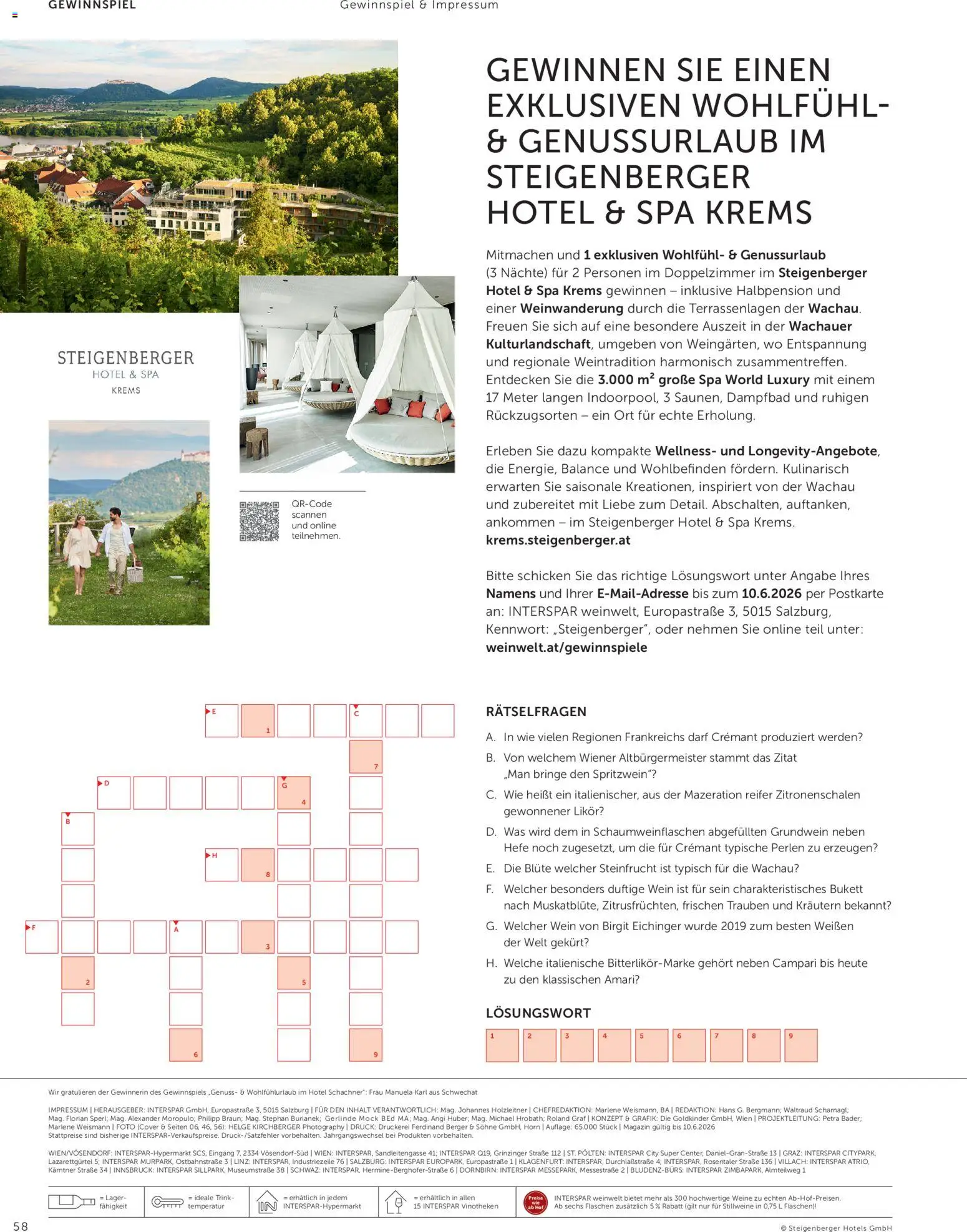 Interspar Meine Weinwelt Frühling 2026 gültig ab 05.03.2026 | Seite: 58 | Produkte: Nauriit, Wein