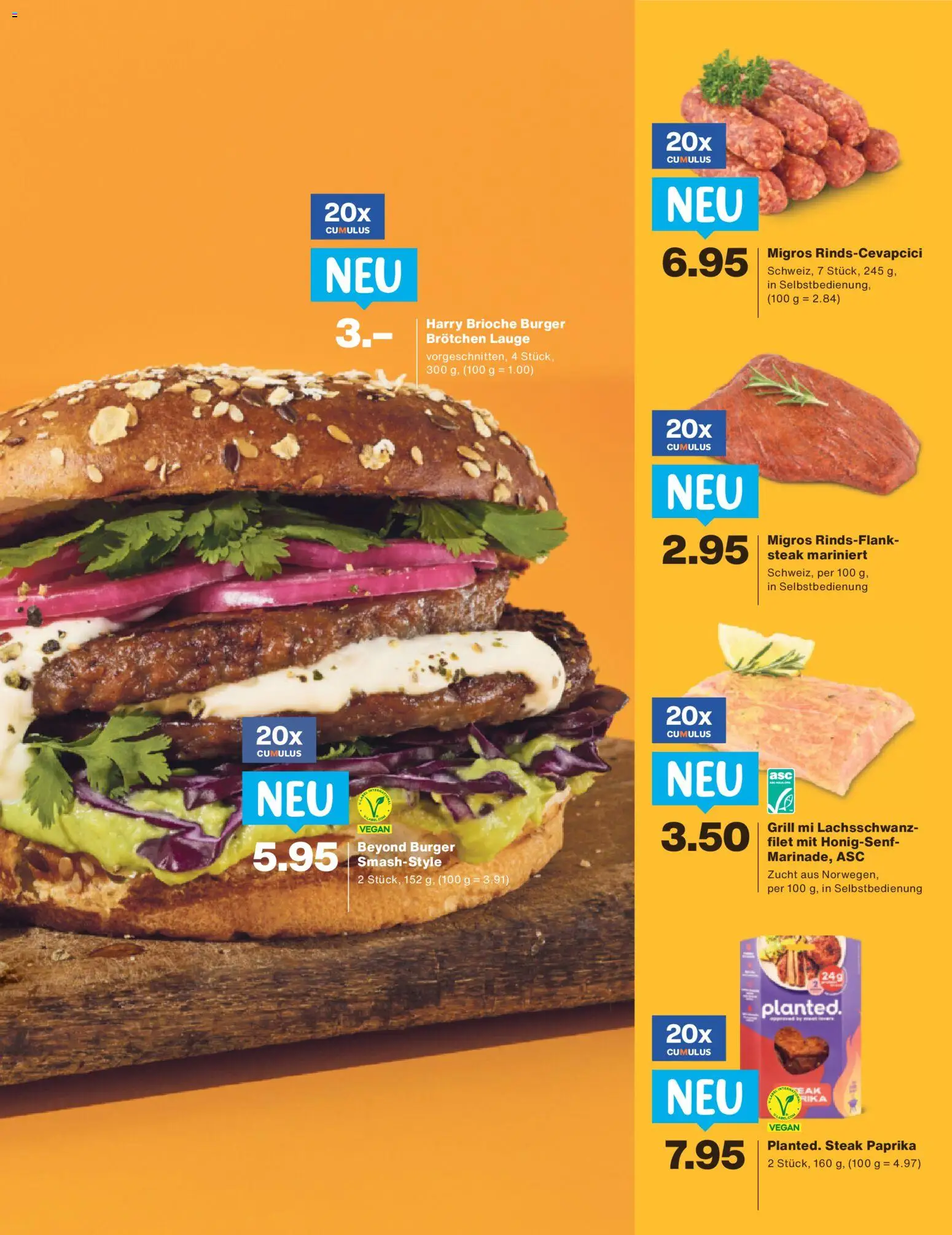 Migros aktionen Magazin – gültig ab 29.04.2026 | Seite: 3 | Produkte: Burger, Grill