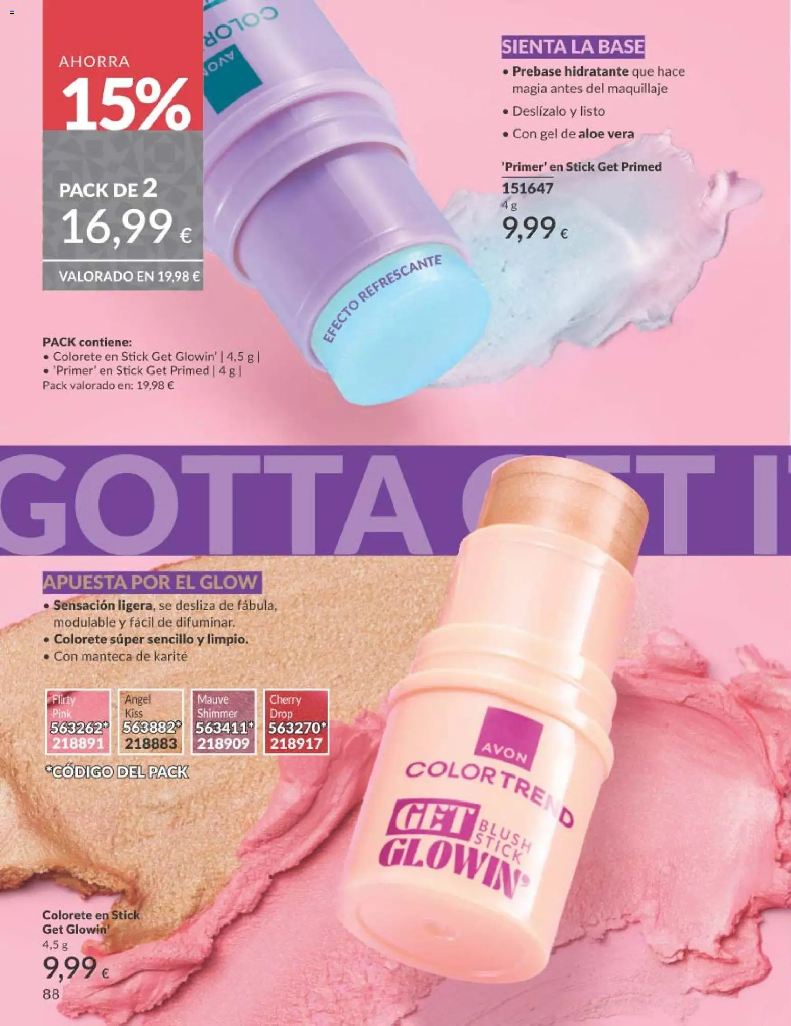 Catálogo AVON campaña 11 Black Friday │ válido desde el 01.11.2025 | Página: 88 | Productos: Maquillaje, Colorete, Manteca, Γάλα σε σκόνη