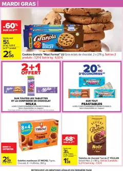 Carrefour - Prévisualisation de Carrefour catalogue semaine 8 valide à partir de 17.02.2026 | Page: 43 | Produits: Tablettes de chocolat, Chocolat, Crème, Granola