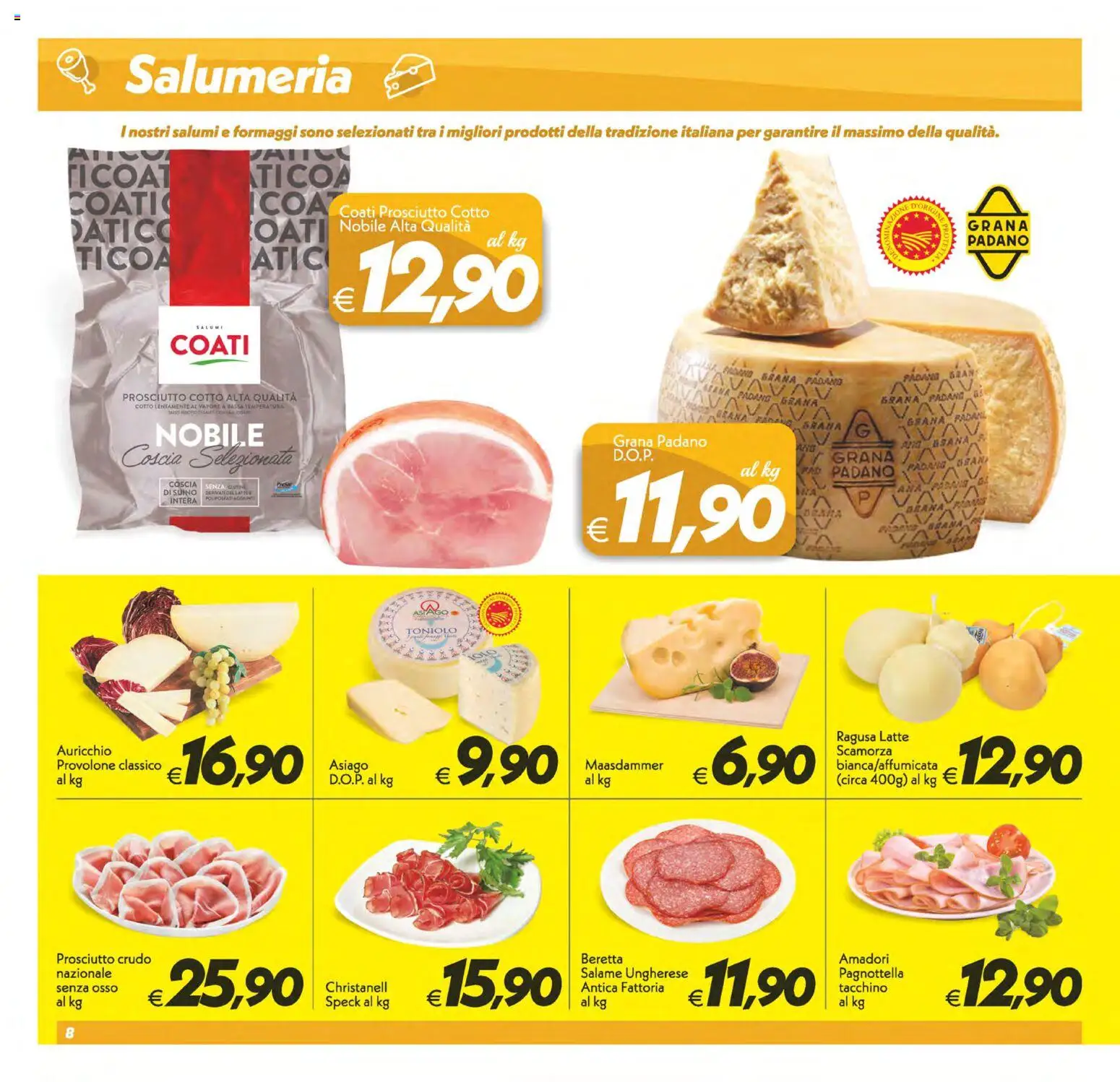 Volantino SuperConveniente del 06.03.2026 | Pagina: 8 | Prodotti: Speck, Suino, Prosciutto, Grana Padano