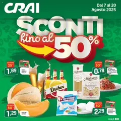 Anteprima del volantino CRAI Cosenza catalogo valido a partire dal 07.08.2025