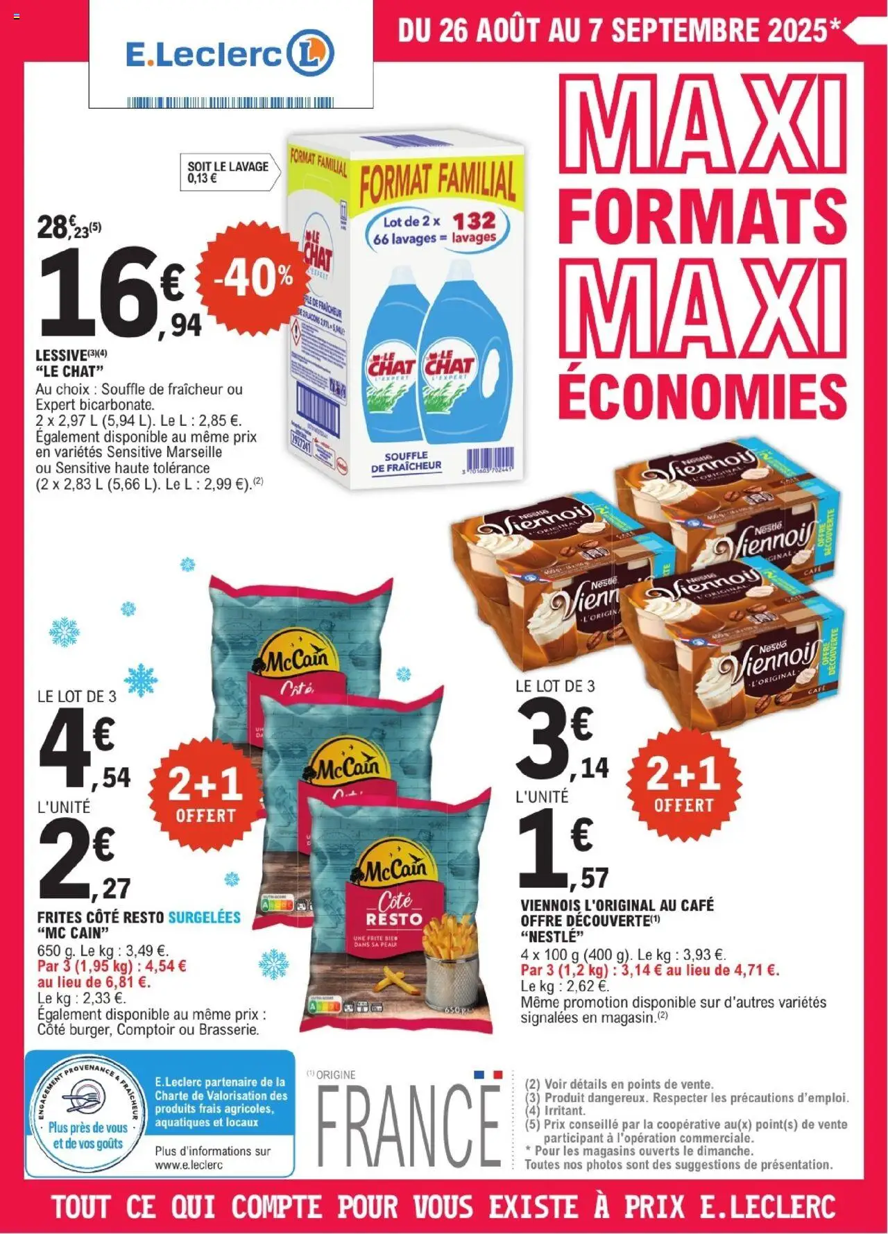  | Page: 1 | Produits: Frites, Détergent, Café