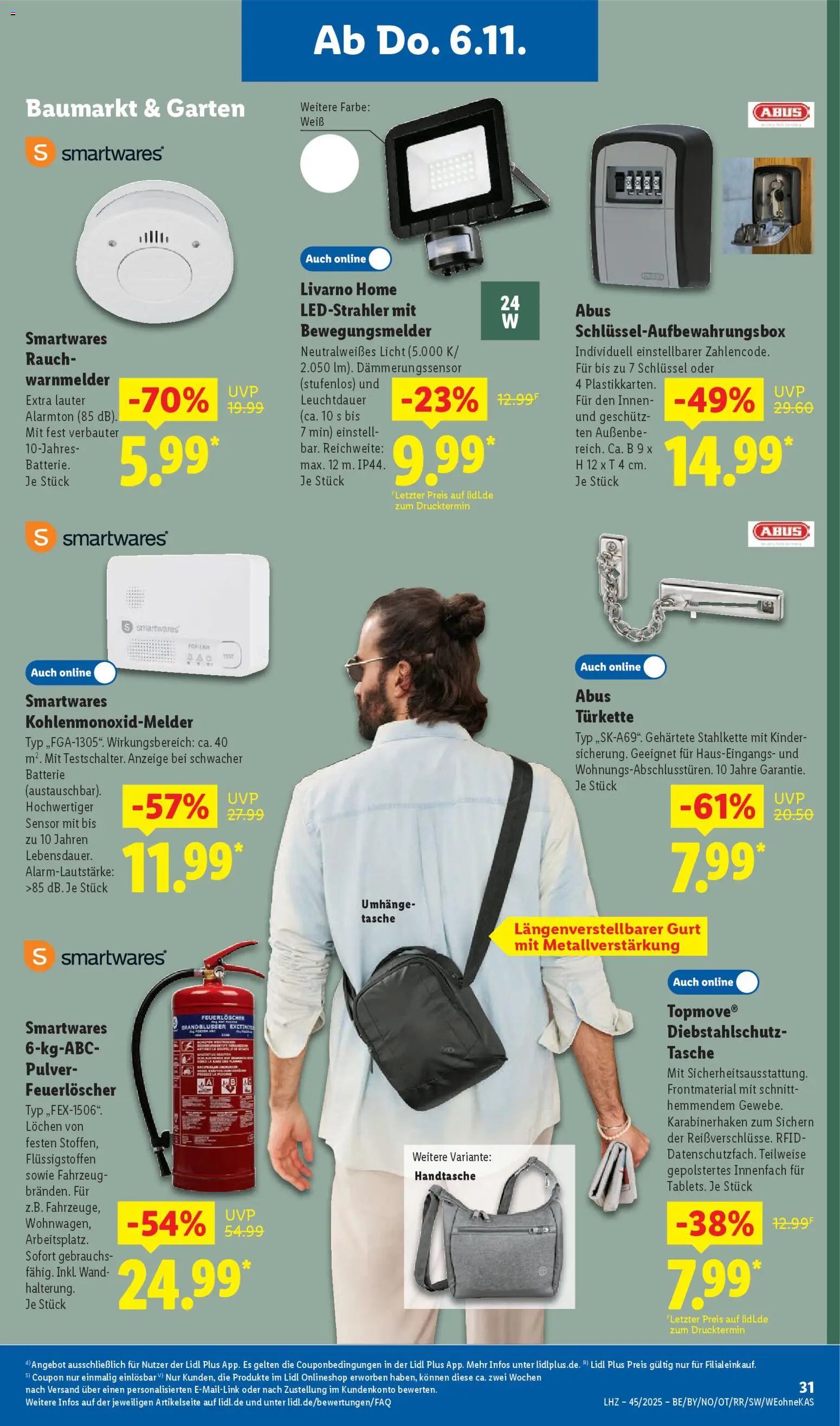 Lidl Prospekt Heppenheim – gültig ab 03.11.2025 | Seite: 55 | Produkte: Tasche, Batterie, Handtasche