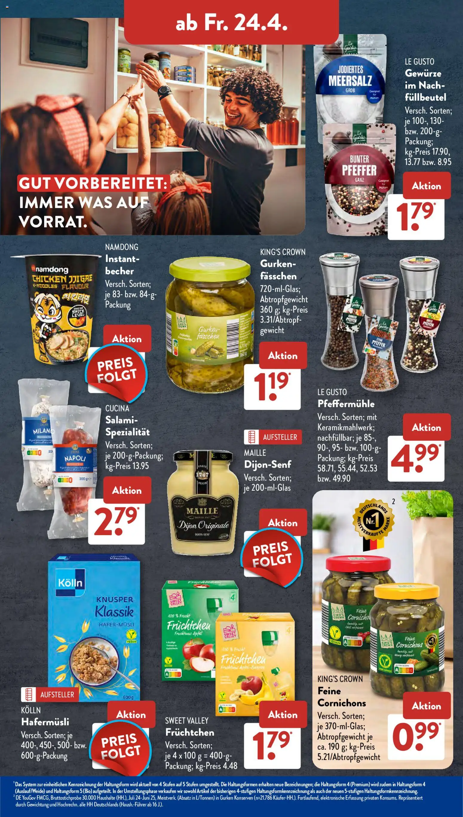 Aldi Süd Prospekt 	 – gültig ab 20.04.2026 | Seite: 17 | Produkte: Kolln, Gewürze, Salami, Gurken