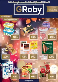 G'Roby Akciós újság - amely érvényes a következő dátumtól: 18.12.2025