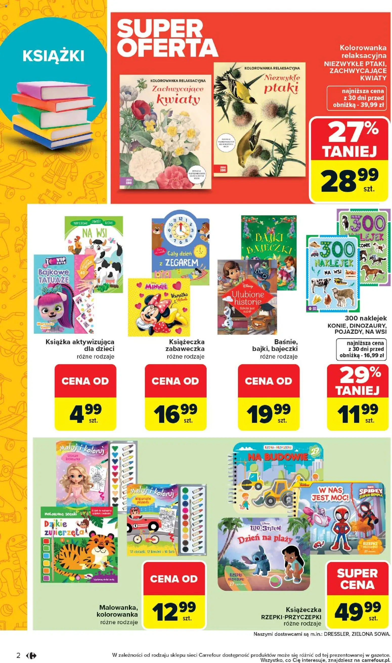Carrefour gazetka - Łap super okazje od 13.04.2026 | Strona: 2 | Produkty: Książki, Kwiaty