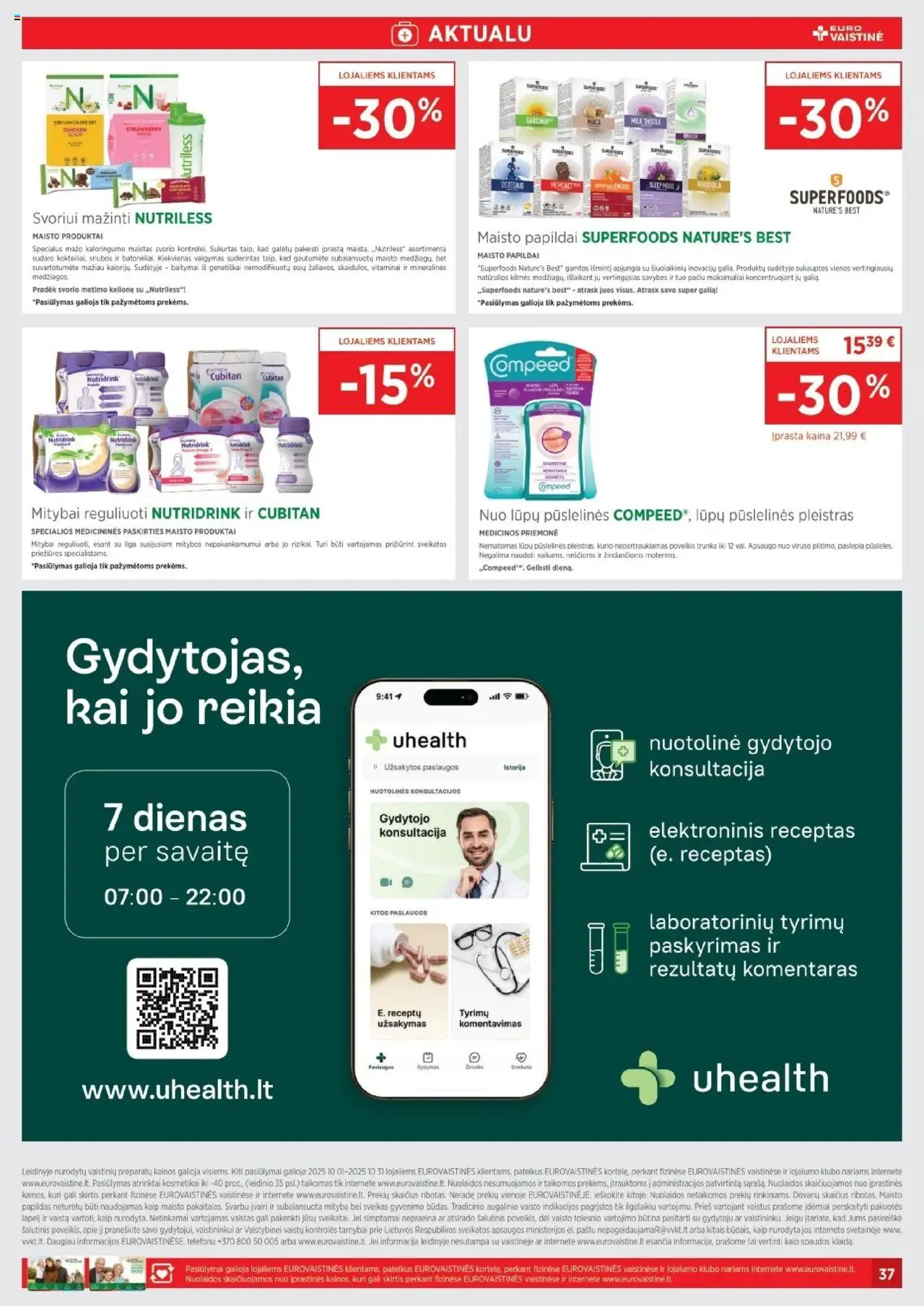 EUROVAISTINĖ akcijos nuo 01.10.2025 | Puslapis: 37