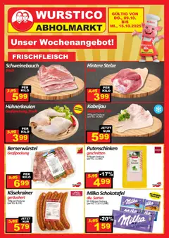 Wurstico Abholmarkt Flugblatt ab 09.10.2025 gültig