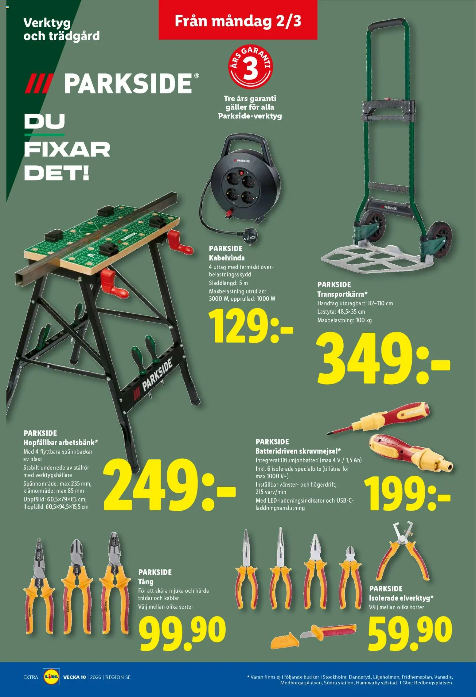 Lidl reklamblad aktuell från 02.03.2026 | Sida: 18 | Produkter: Galler, Uttag