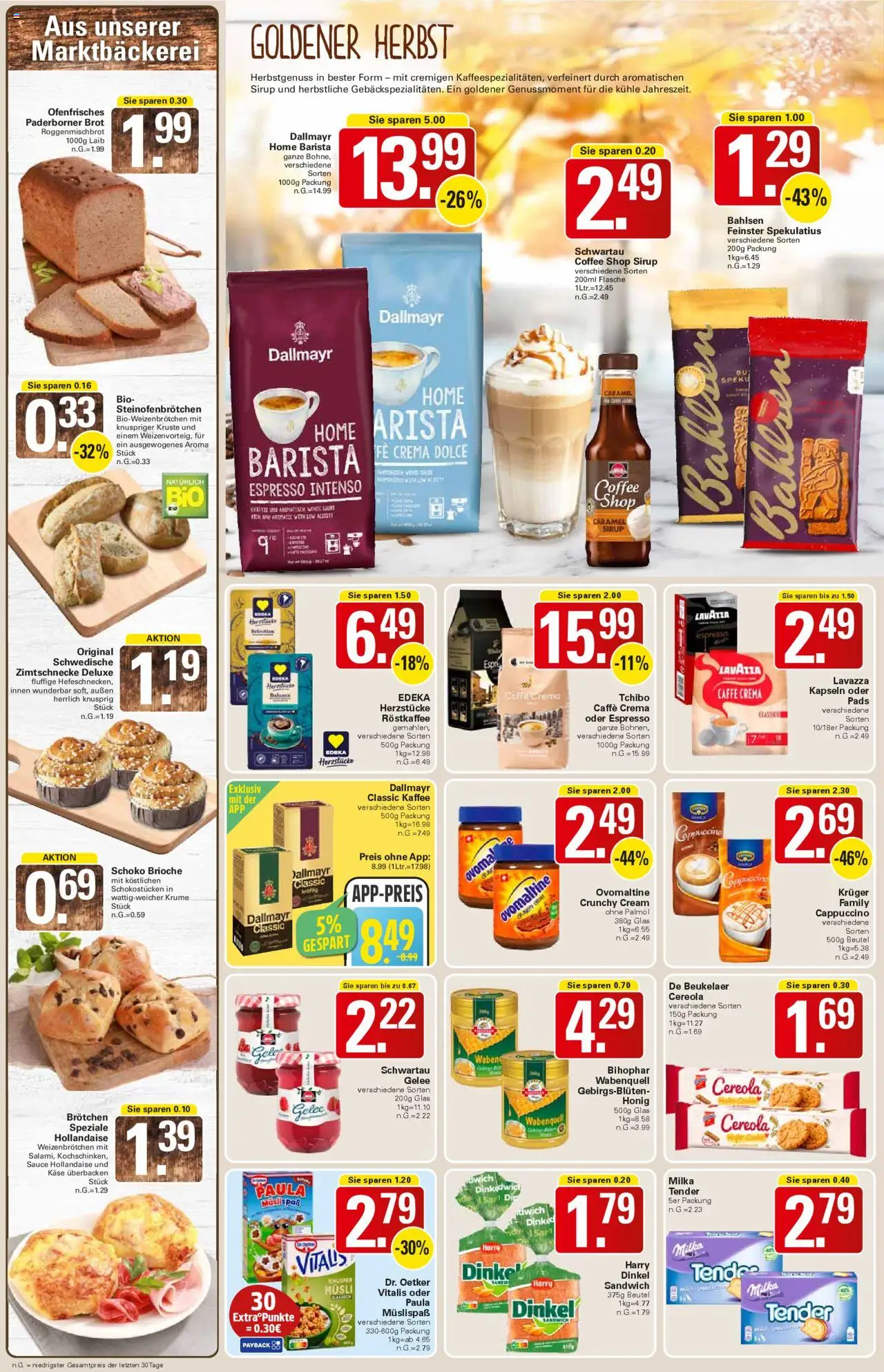 WEZ Prospekt – gültig ab 13.10.2025 | Seite: 8 | Produkte: Musli, Ovomaltine, Kaffee, Sirup