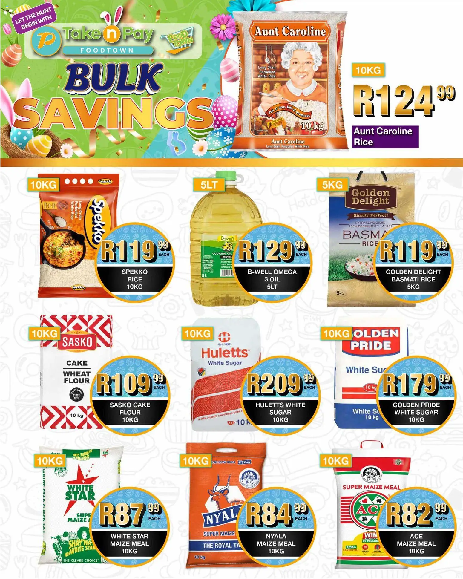 New Take n Pay catalogue – valid from 23.03.2026 | Page: 20 | Products: Flour, Maize meal, Rice, Sugar