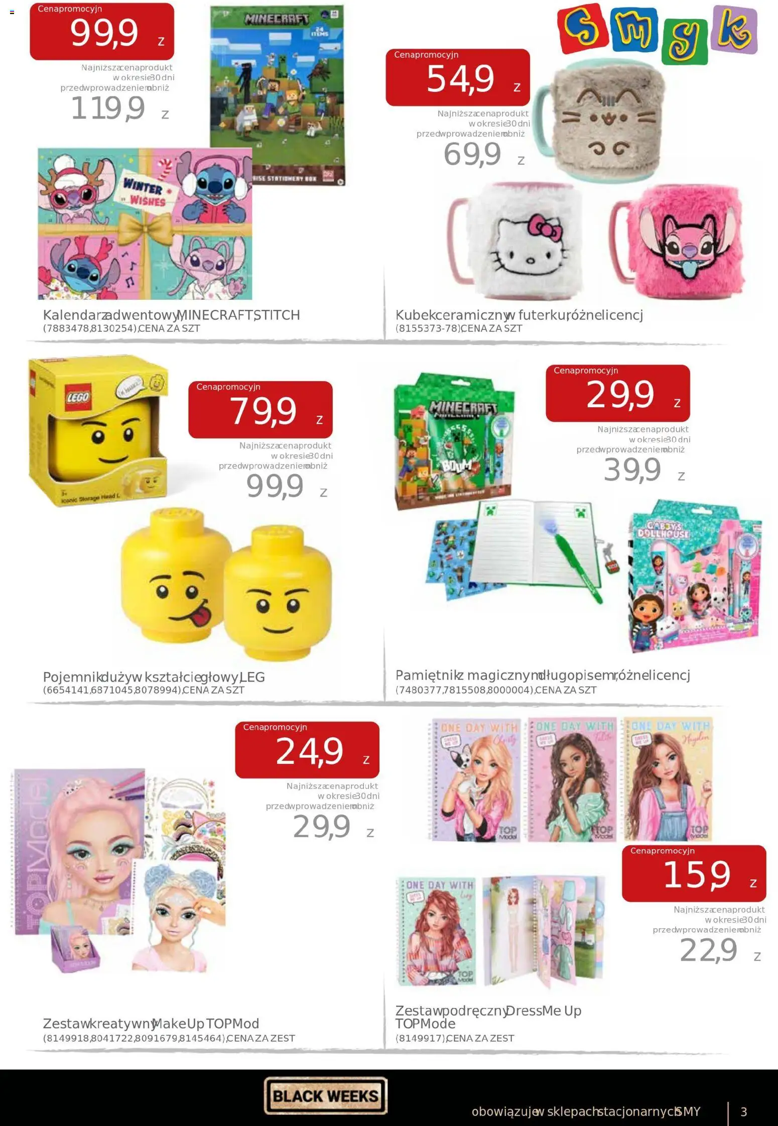Smyk Black Friday od 04.11.2025 | Strona: 33 | Produkty: Lego