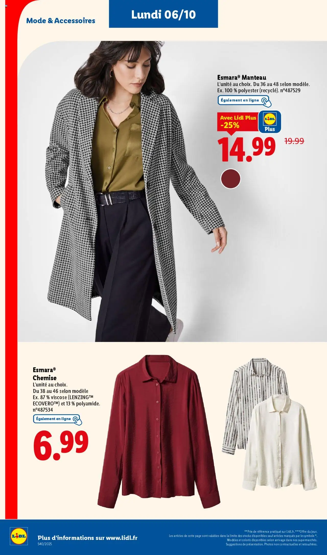  | Page: 70 | Produits: Chemise, Manteau
