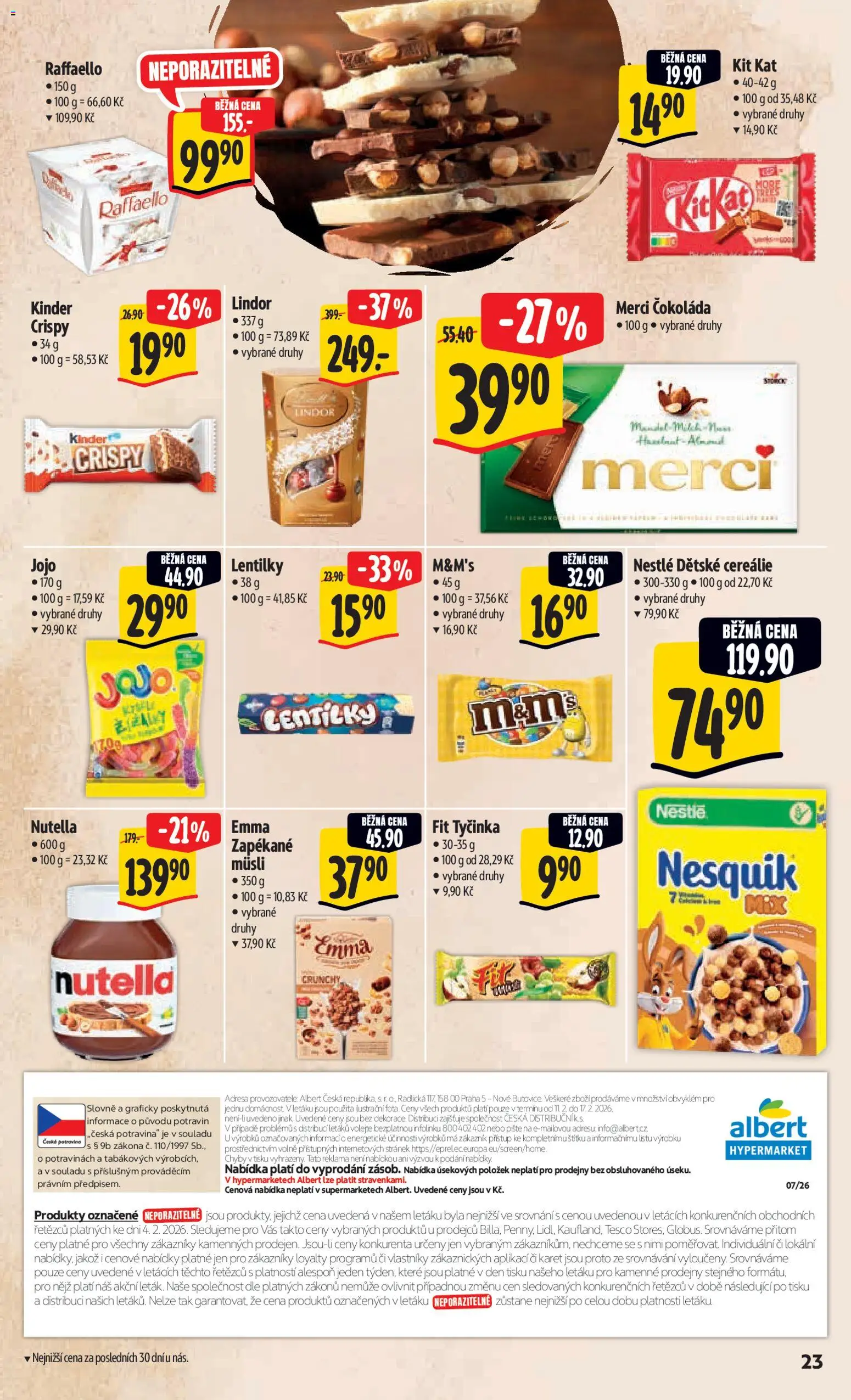 Albert leták - Hypermarket od 11.02.2026 | Strana: 31