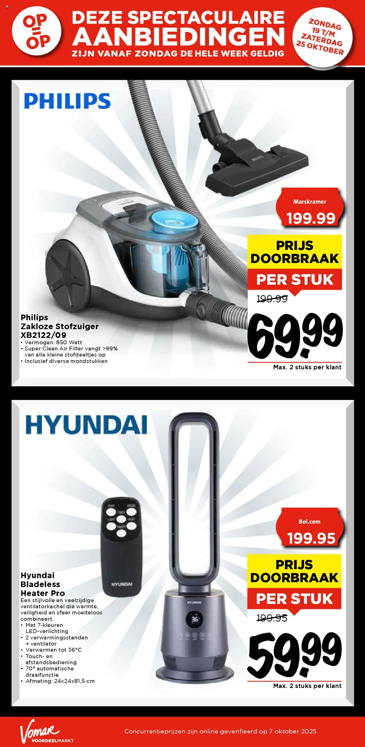 {H1} | Pagina: 3 | Producten: Stofzuiger, Ventilator