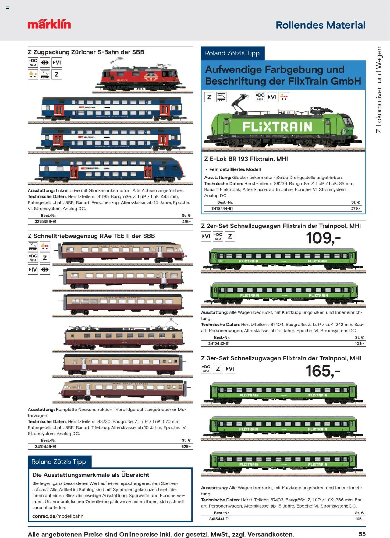 Conrad  Modellbahn Katalog – gültig ab 25.08.2025 | Seite: 57 | Produkte: Tee