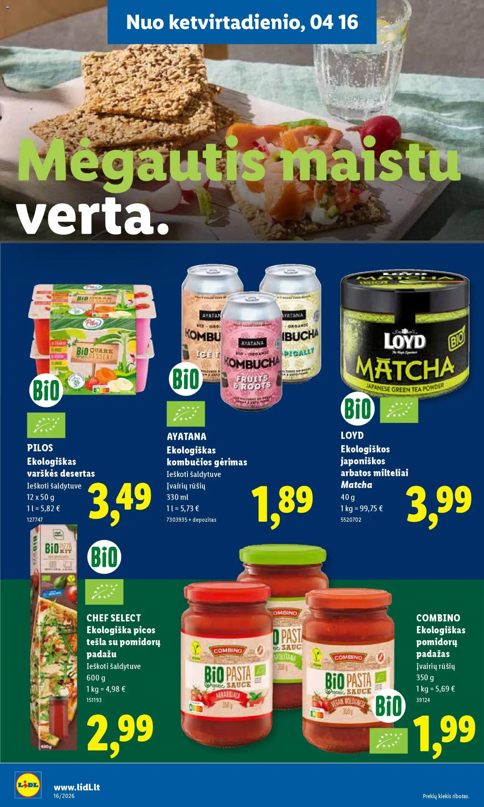 LIDL akcijos nuo 13.04.2026 | Puslapis: 22 | Prekių: Padažas