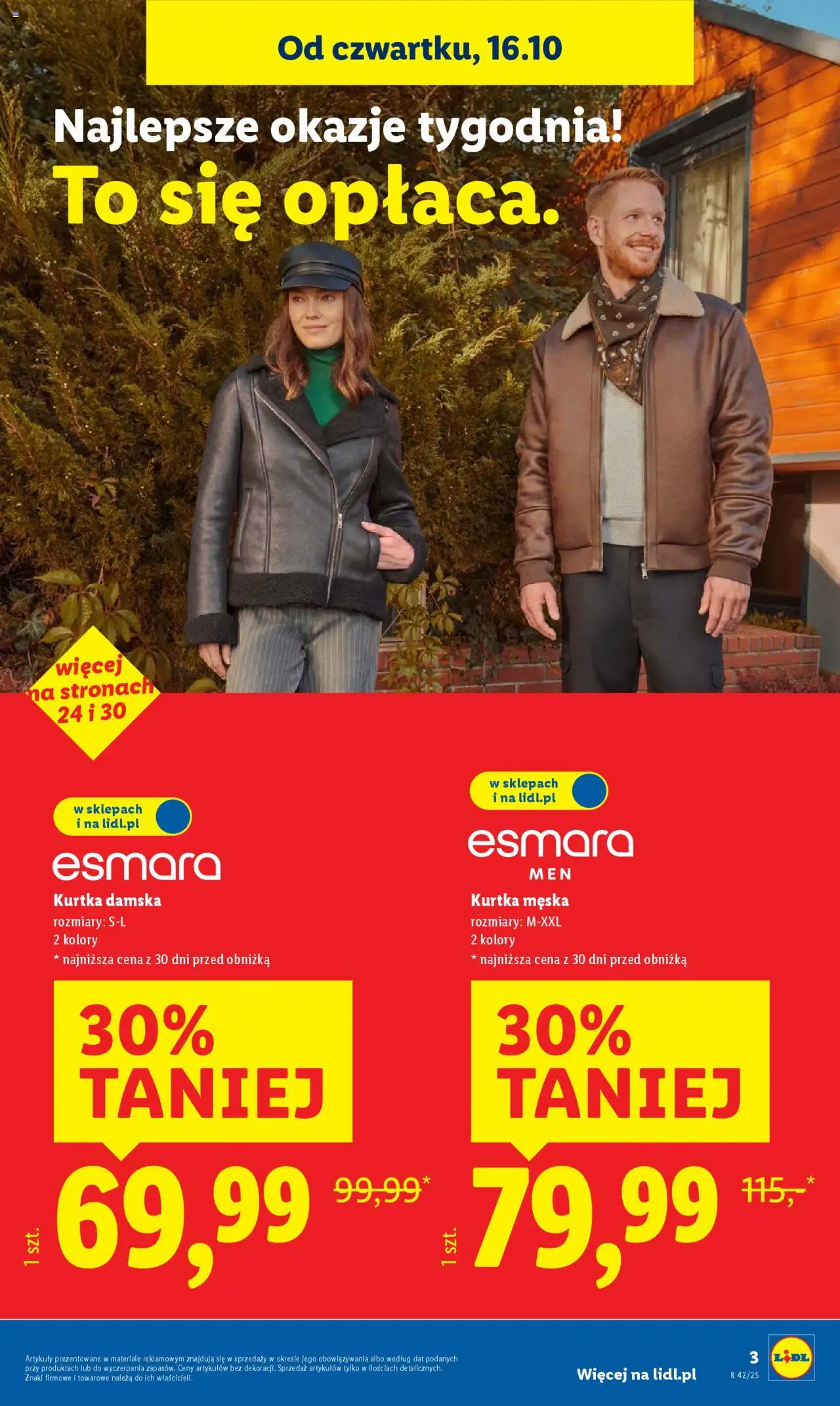 Lidl Katalog od 13.10.2025 | Strona: 3 | Produkty: Kurtka