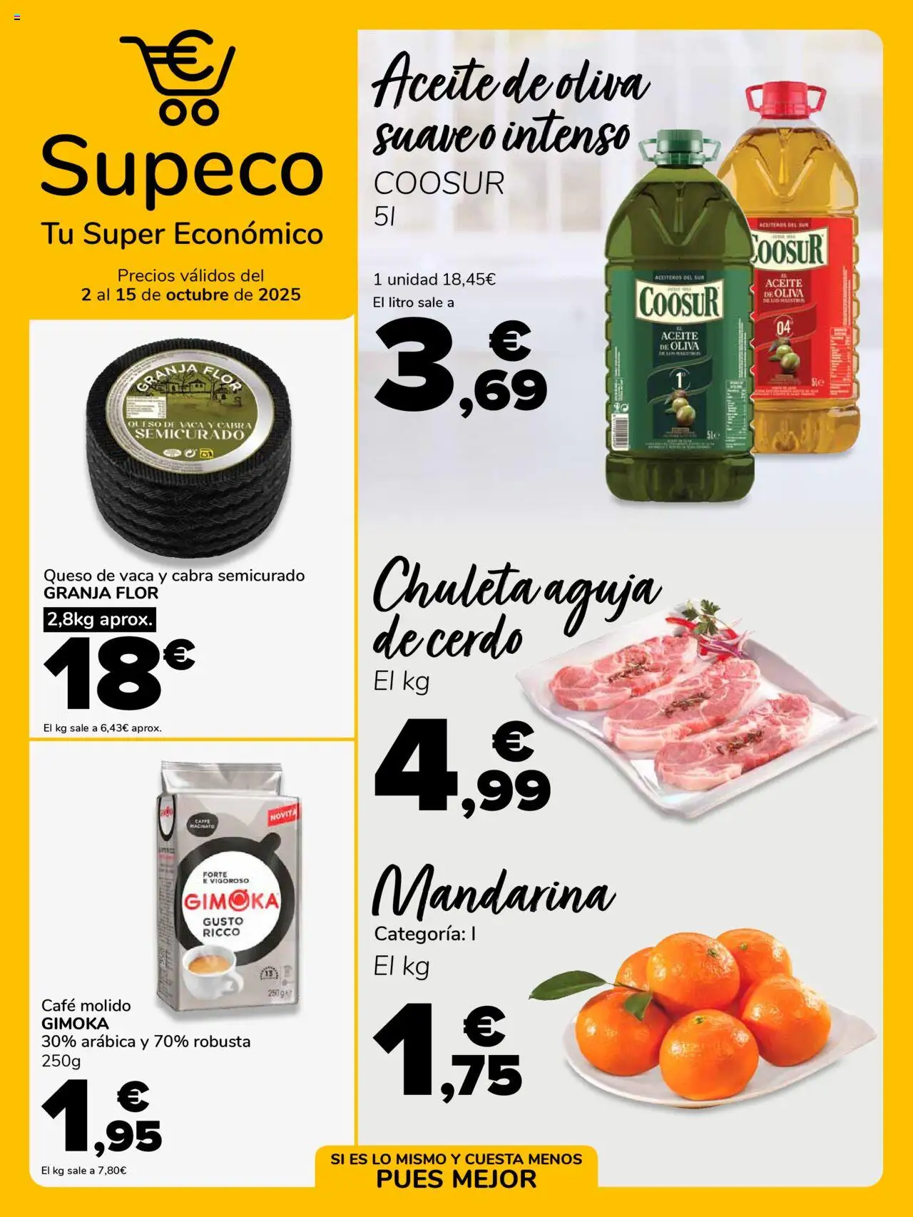 Supeco - Supeco, tu super económico │ válido desde el 02.10.2025 | Página: 1 | Productos: Queso de vaca, Queso, Café, Café molido
