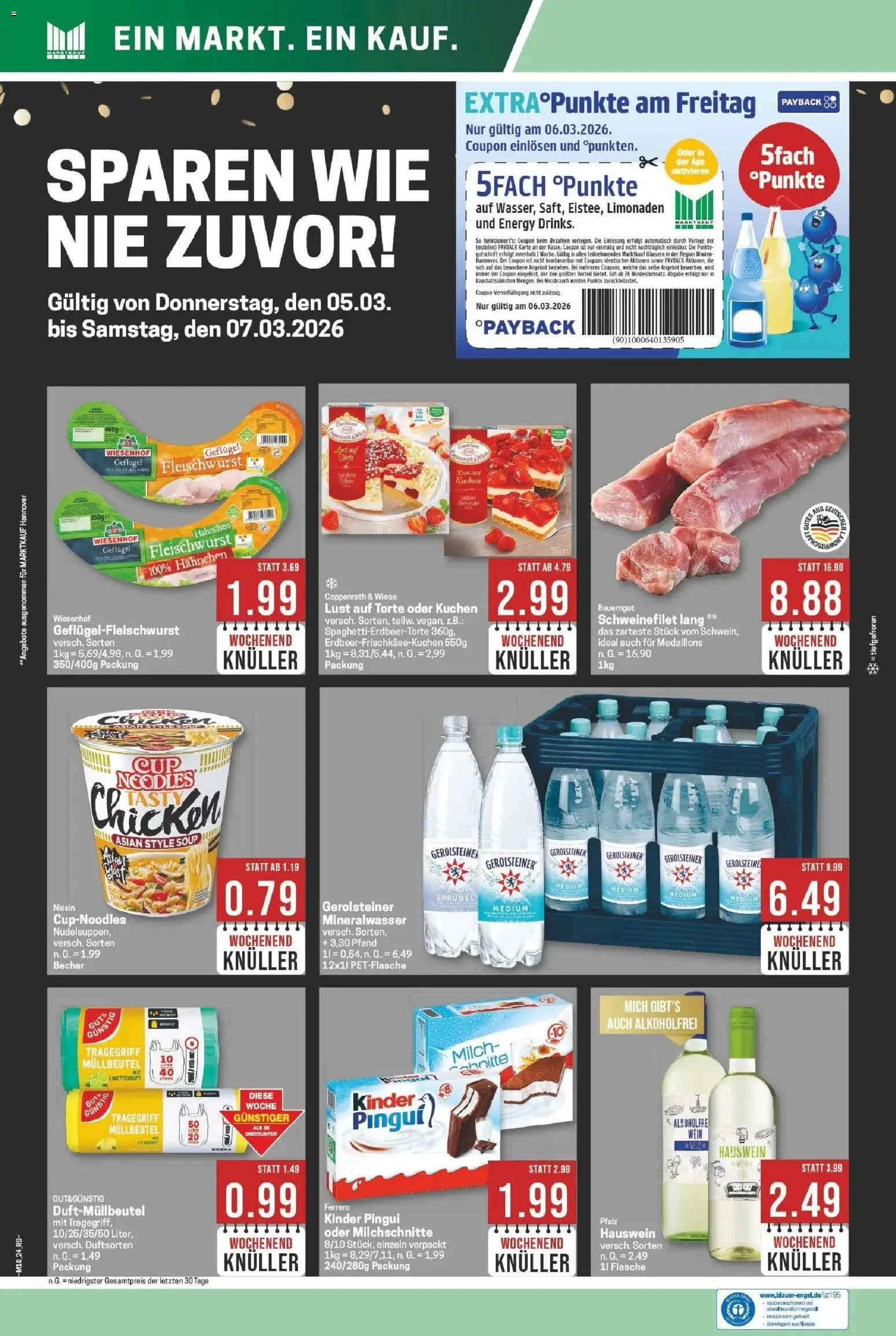 Marktkauf Wochenangebote Bad Salzuflen  – gültig ab 02.03.2026 | Seite: 26 | Produkte: Hahnchen, Milch, Schweinefilet, Wein
