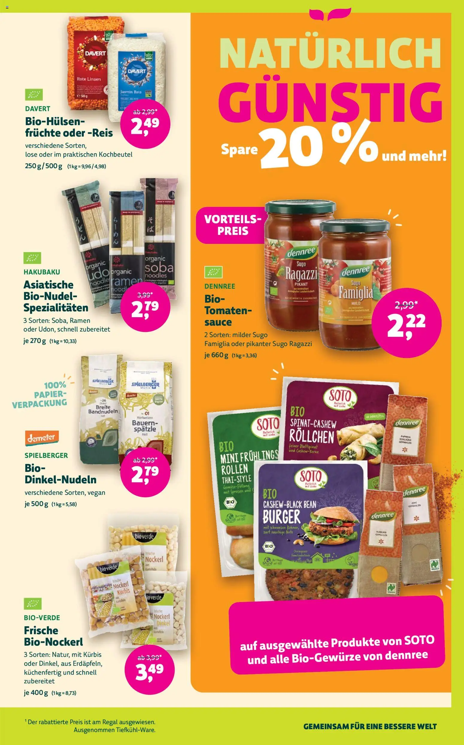 Denns BioMarkt Angebote gültig ab 28.01.2026 | Seite: 7 | Produkte: Kürbis, Regal, Tomaten, Reis