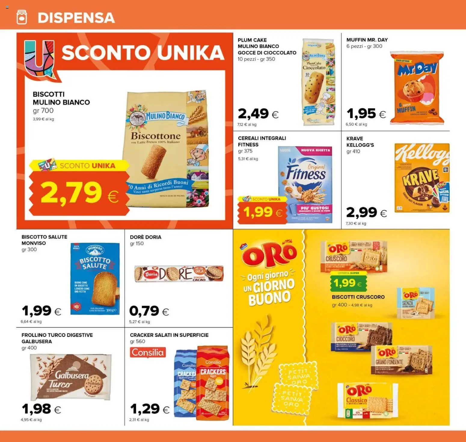 Volantino Oasi del 03.01.2026 | Pagina: 14 | Prodotti: Cereali, Crackers, Plumcake, Cacao