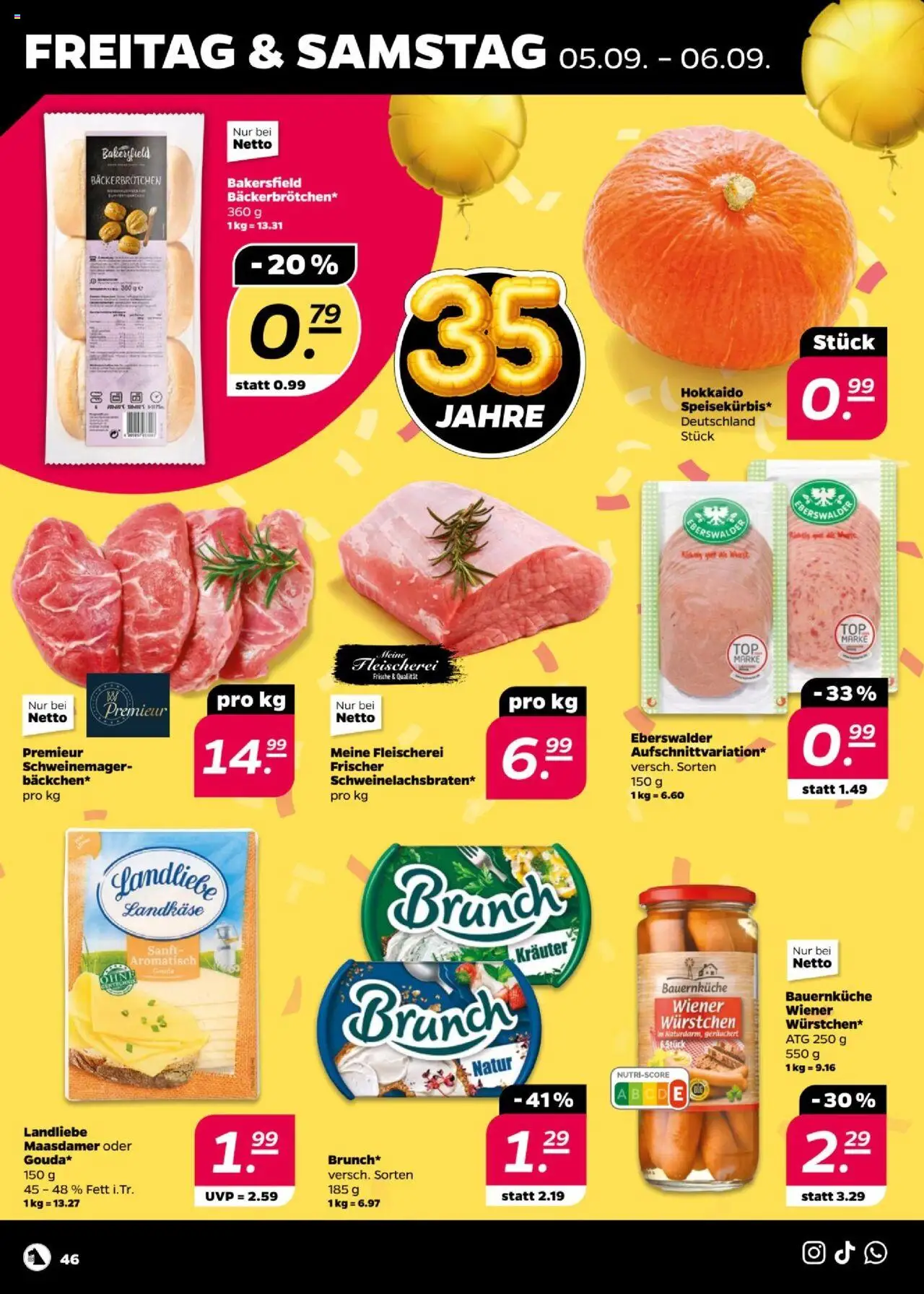 Netto Prospekt 	 - gültig ab dem 01.09.2025 | Seite: 46 | Produkte: Gouda