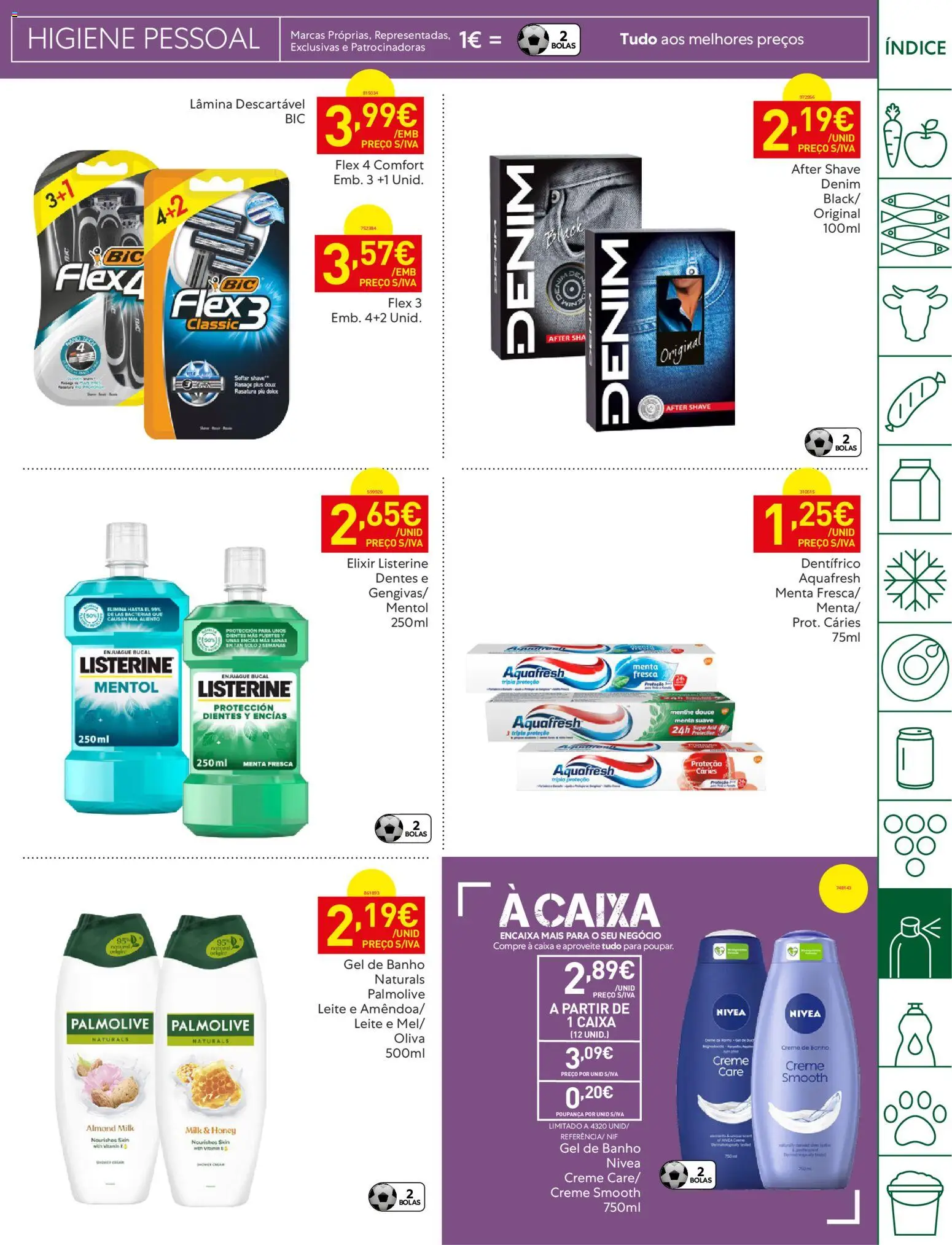 Recheio - Bons Negócios Madeira │ válido de 28.04.2026 | Página: 41 | Produtos: Gel de banho, Caixa, Leite, Creme
