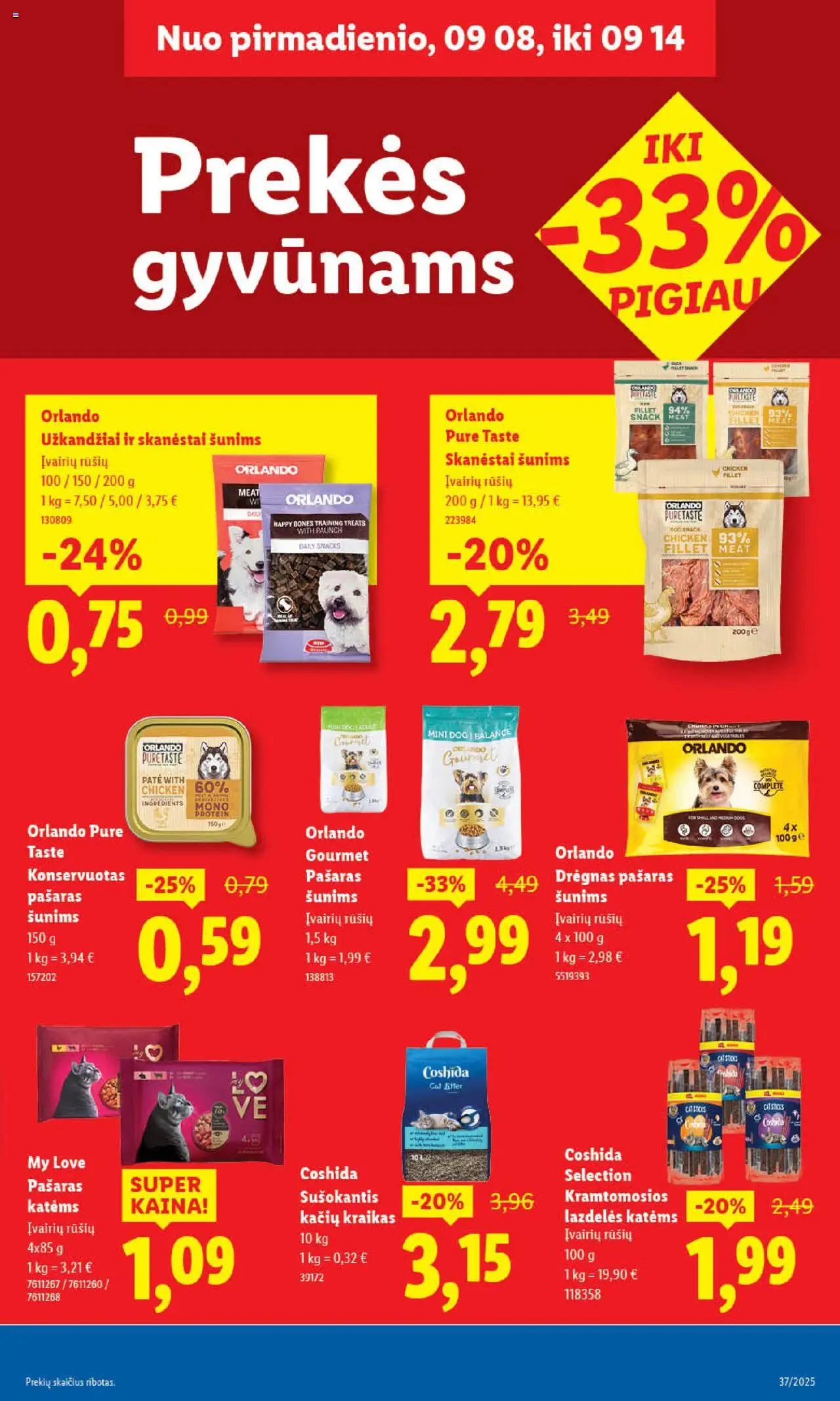 LIDL akcijos nuo 08.09.2025 | Puslapis: 37