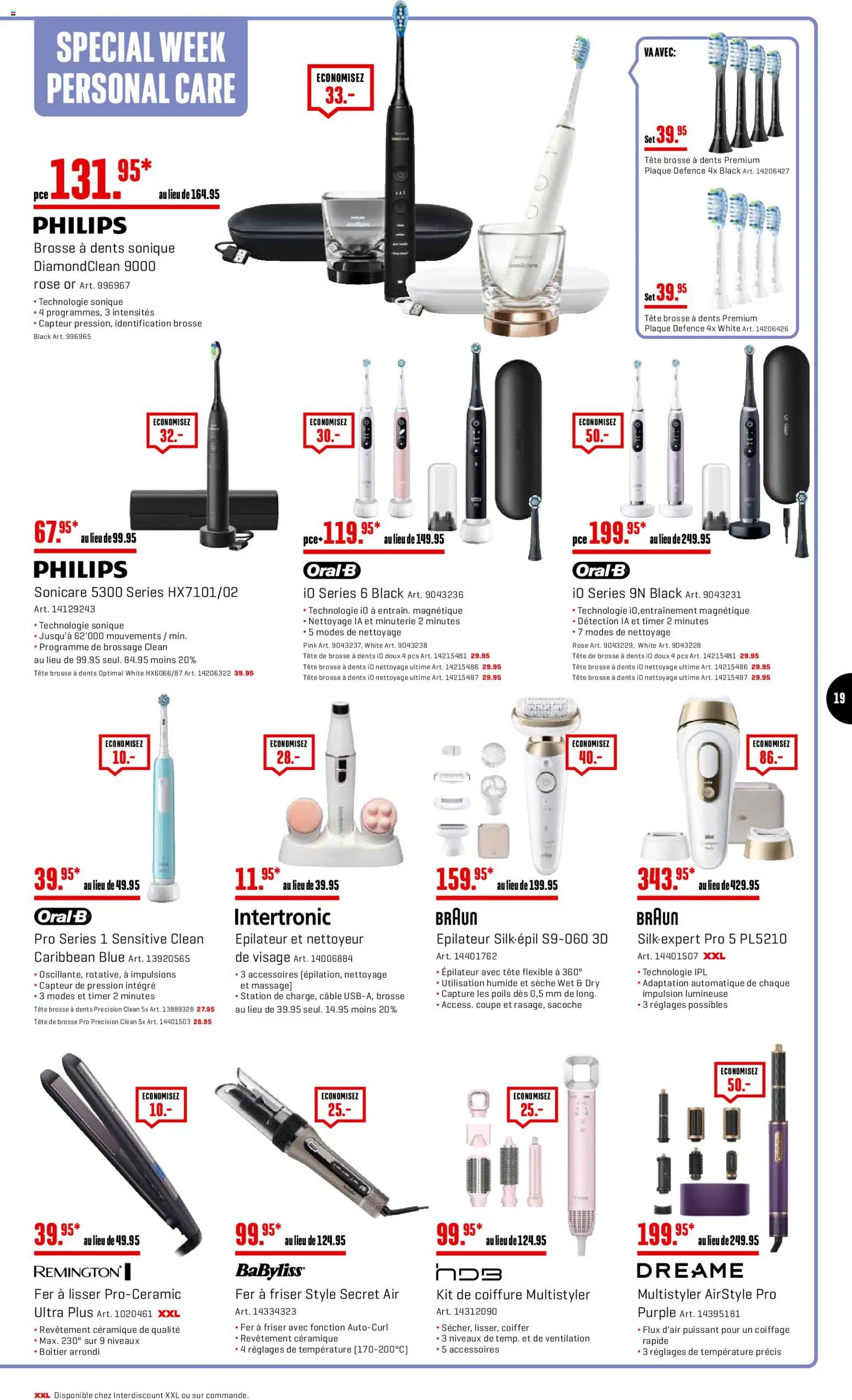 Interdiscount aktionen FR – gültig ab 23.03.2026 | Seite: 19 | Produkte: Philips