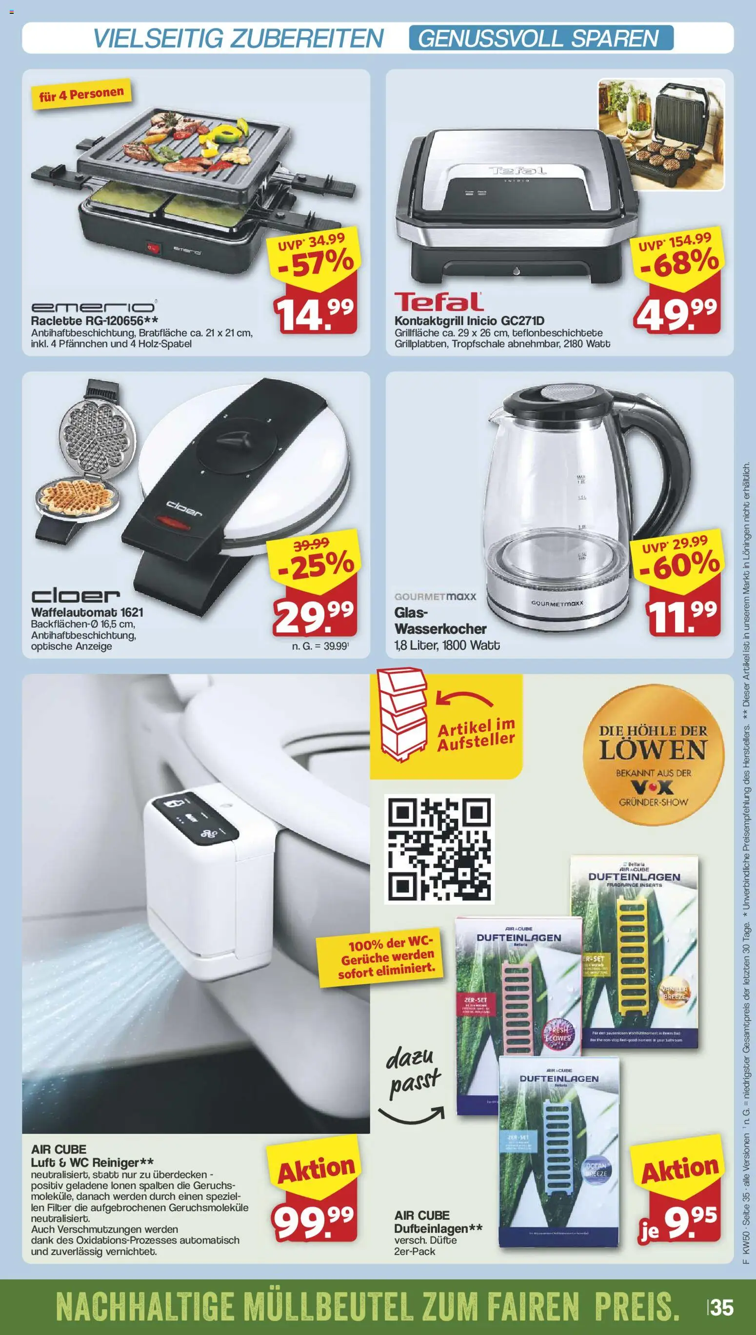 Famila Nordwest Prospekt 	 – gültig ab 08.12.2025 | Seite: 37 | Produkte: Wasserkocher, Raclette