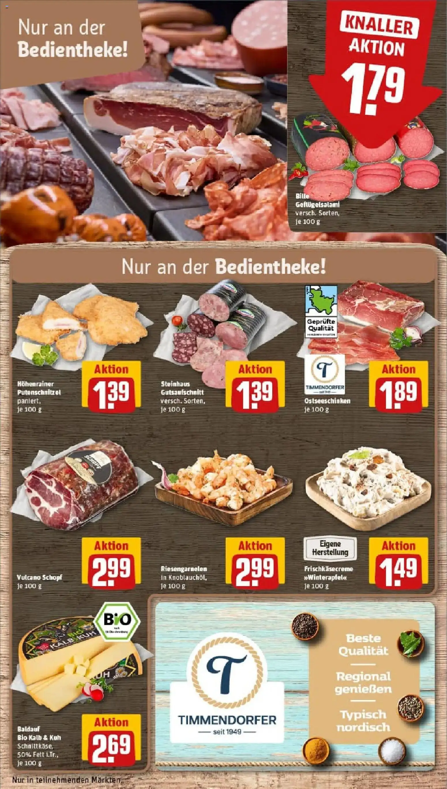 Rewe prospekt Bad Pyrmont	 – gültig ab 10.11.2025 | Seite: 11 | Produkte: Putenschnitzel, Salami