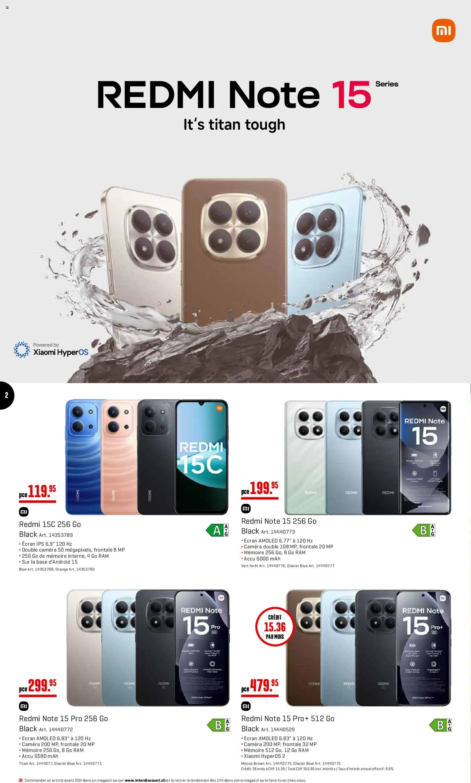 Interdiscount aktionen Mobile FR – gültig ab 20.04.2026 | Seite: 2 | Produkte: Xiaomi