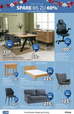 Prospekt JYSK ab 22.11.2025 gültig | Seite: 16 | Produkte: Esstisch, Nachttisch, Lattenrost, Tisch