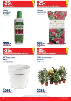 Metro Élelmiszer és Szezonális katalógus 2026/04 - amely érvényes a következő dátumtól: 07.04.2026 | Oldal: 42 | Termékek: Tápoldat, Zöldség, Kaspó
