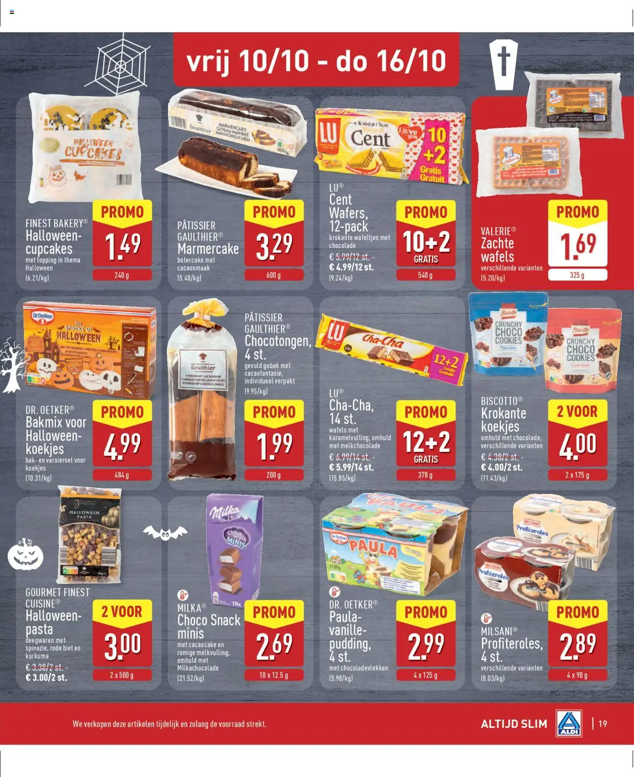 {H1} | Pagina: 19 | Producten: Pasta, Koekjes, Wafels, Gebak