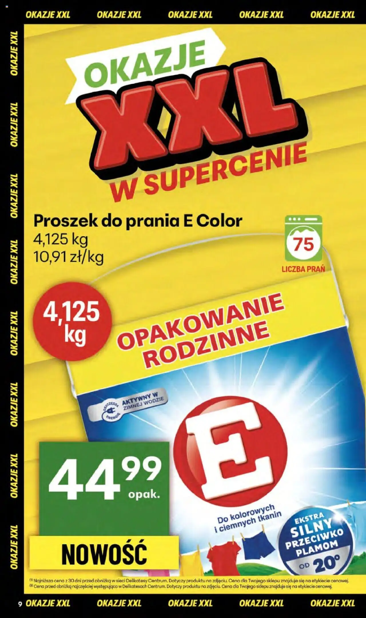 Delikatesy Centrum Gazetka od 02.10.2025 | Strona: 9 | Produkty: Delikatesy, Proszek do prania