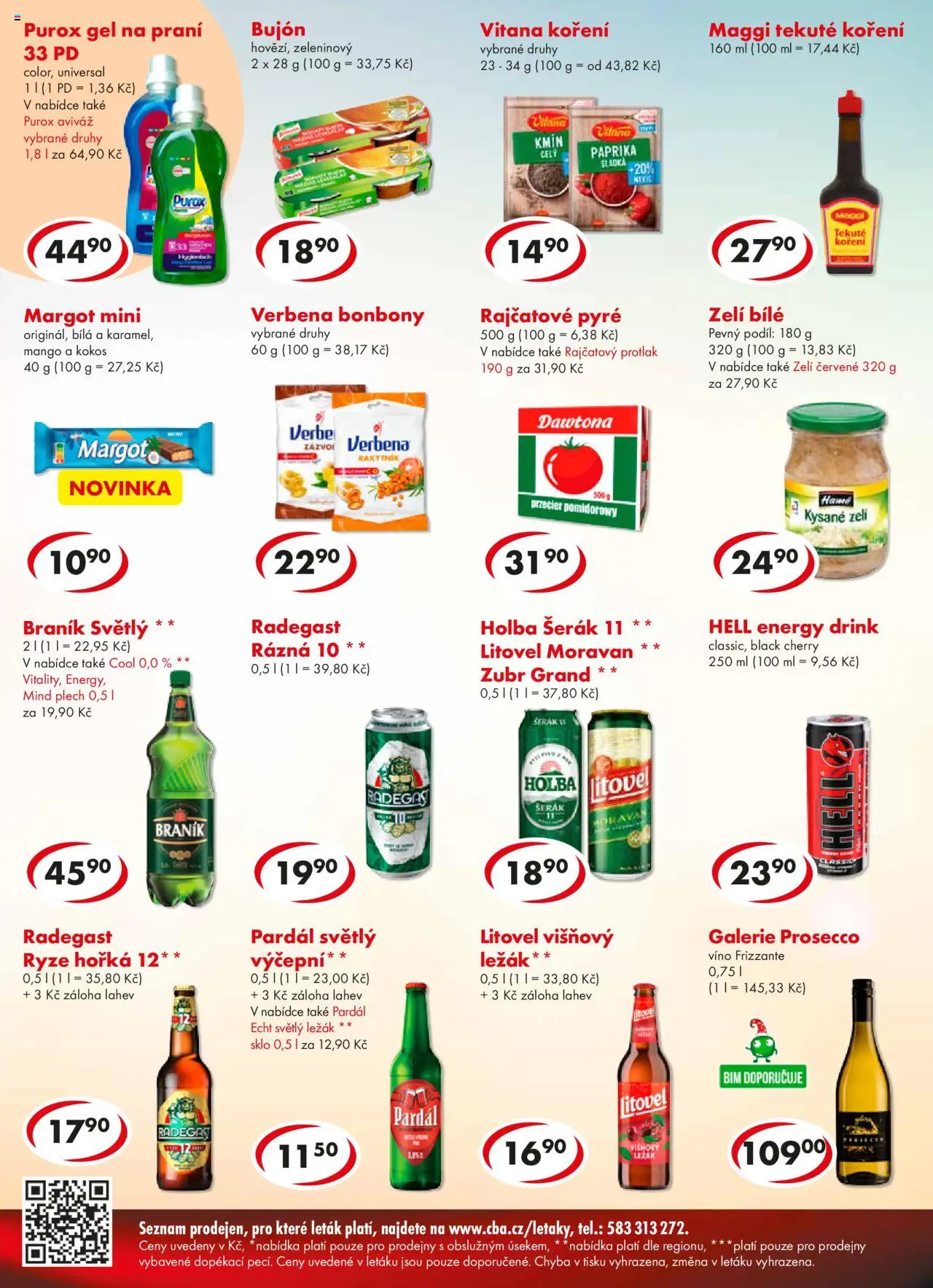CBA leták - Premium od 10.09.2025 | Strana: 4 | Produkty: Pardál, Bonbóny, Paprika, Bujón