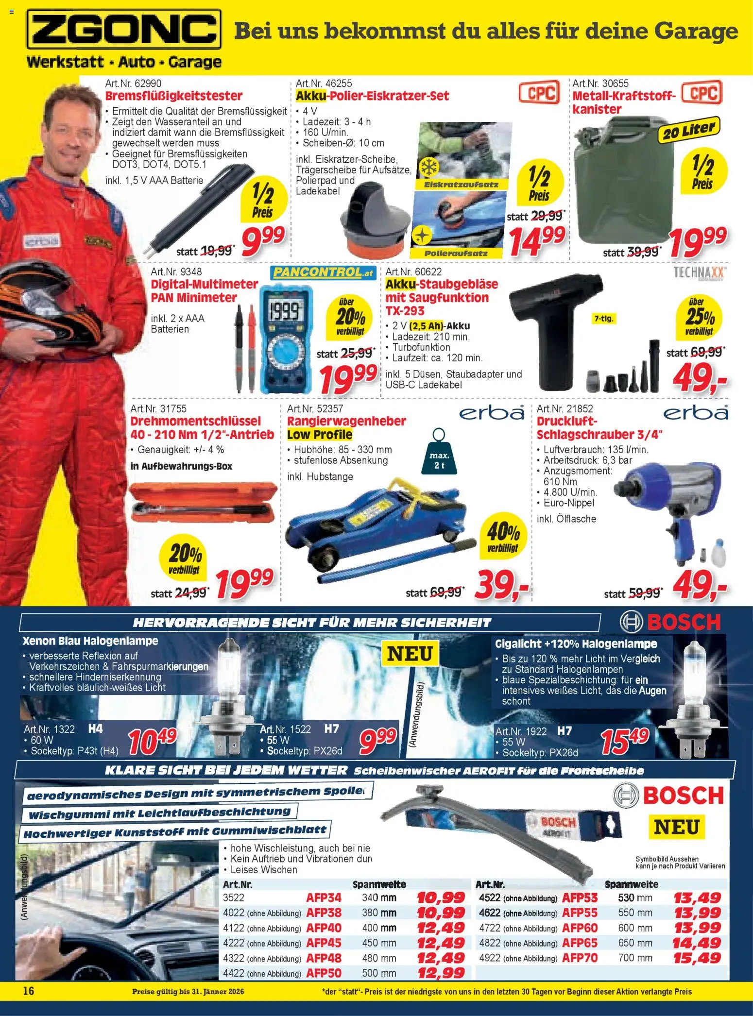 Zgonc Flugblatt Jänner II 2026 gültig ab 15.01.2026 | Seite: 16 | Produkte: Batterie