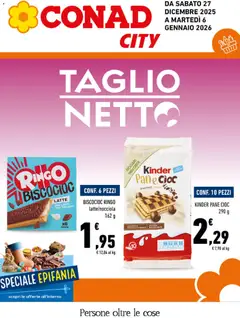 Anteprima del volantino Conad City Lazio catalogo valido a partire dal 27.12.2025
