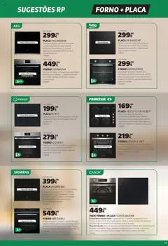 Pré-visualização Radio Popular - Especial Eletrodomésticos Encastre válido de 07.10.2025 | Página: 19 | Produtos: Forno, Forno elétrico