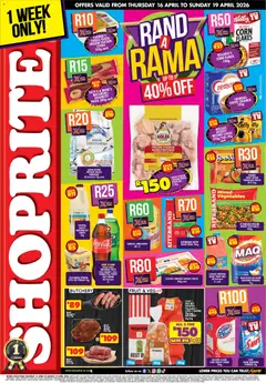 Shoprite specials catalogue – valid from 16.04.2026