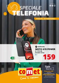 Anteprima del volantino Comet Telefonia catalogo valido a partire dal 06.02.2026