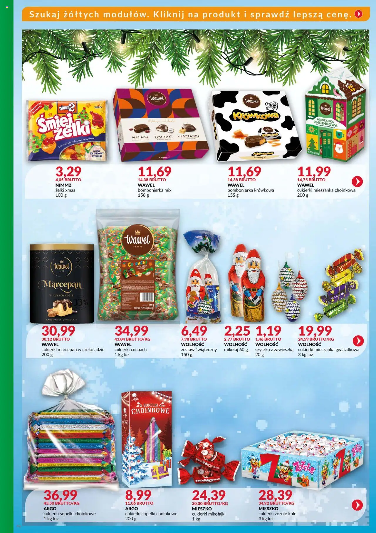 Eurocash Gazetka - Katalog Artykułów Spożywczych od 19.10.2025 | Strona: 46 | Produkty: Cukierki zozole, Żelki, Sok, Cukierki