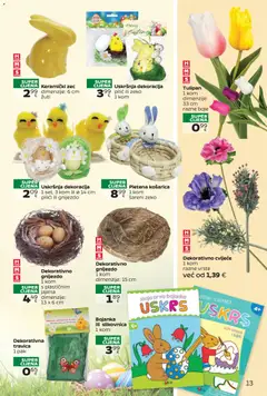 Tommy - Uskrsna Super ponuda - Pregled kataloga iz trgovine Tommy, vrijedi od 23.03.2026 | Stranica: 13 | Proizvodi: Cvijeće, Rum