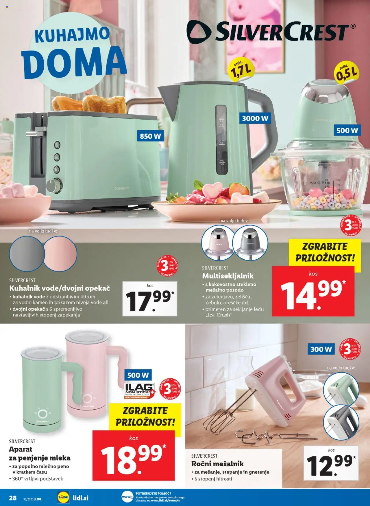 Lidl - Ljubljana │ velja od 14.08.2025 | Stran: 60 | Izdelki: Mesalnik, Kuhalnik