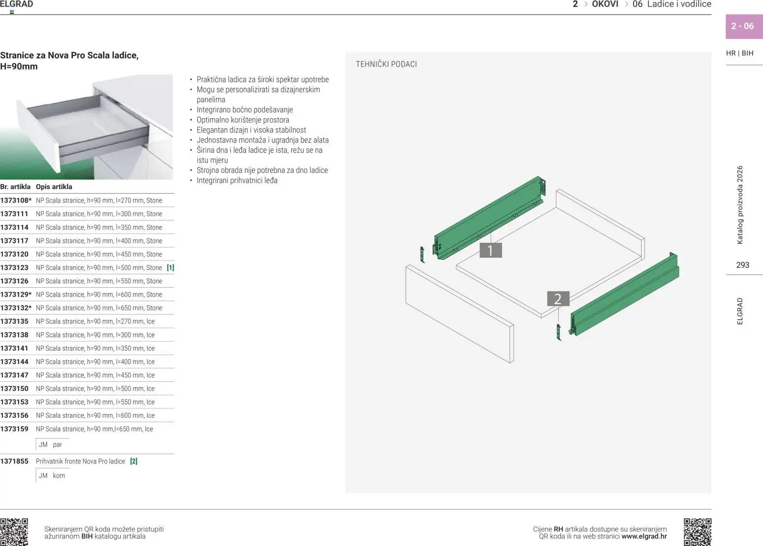 Elgrad katalog | vrijedi od 14.04.2026 | Stranica: 6 | Proizvodi: Ladice