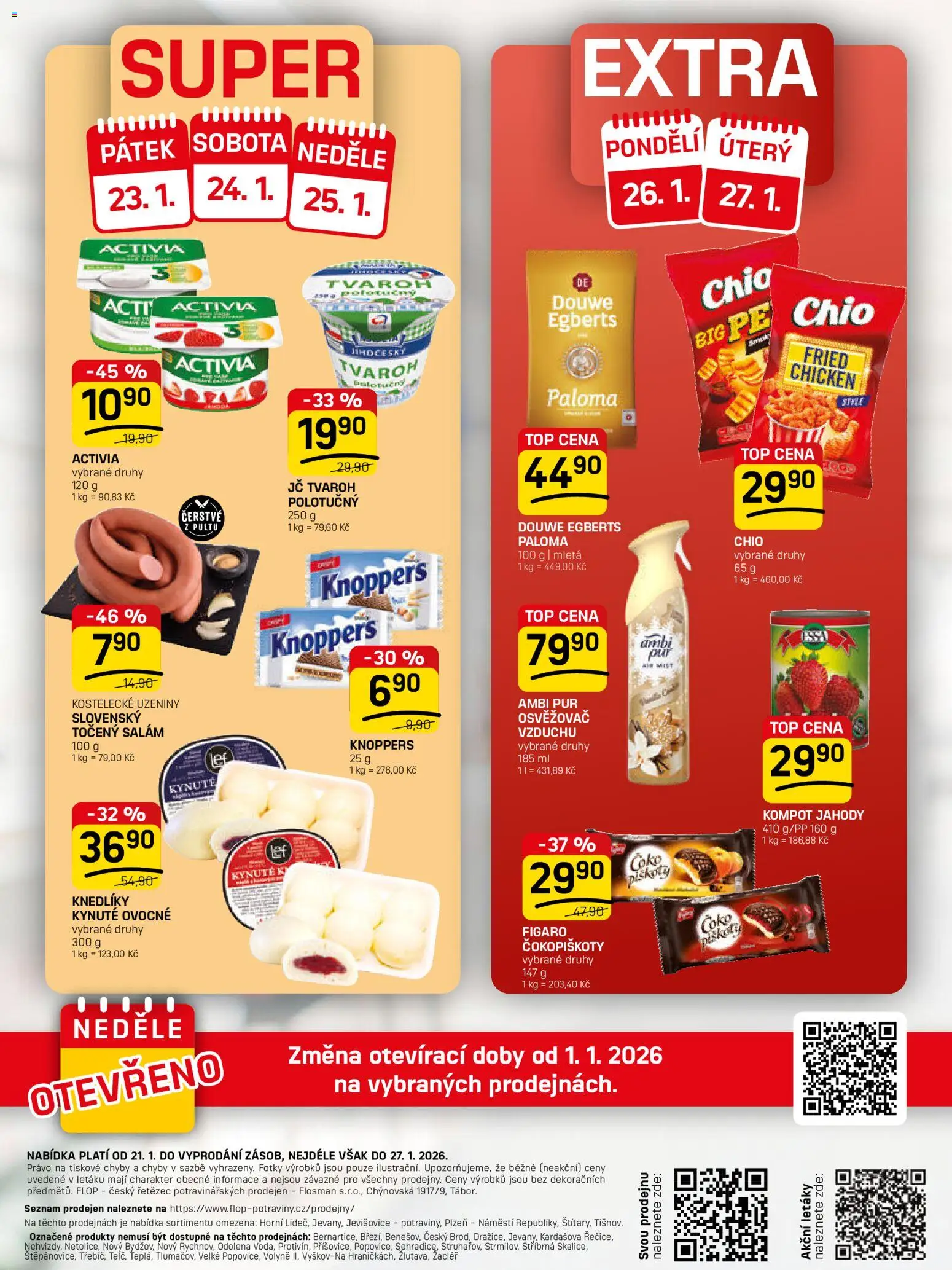 Flop leták - FlopTop od 21.01.2026 | Strana: 16 | Produkty: Knoppers, Piškoty, Točený salám, Osvěžovač vzduchu