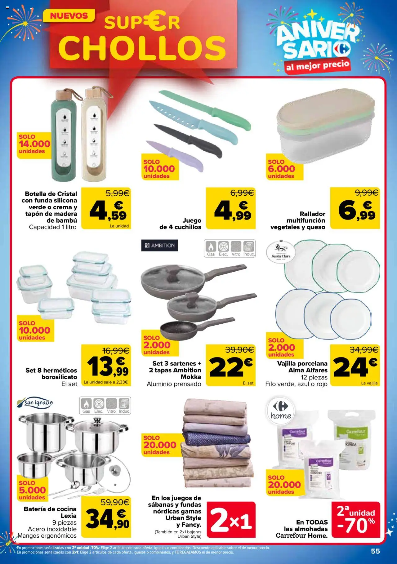 Carrefour folleto │ válido desde el 14.10.2025 | Página: 55 | Productos: Queso, Crema, Botella de cristal, Βρεφικό κρεβάτι
